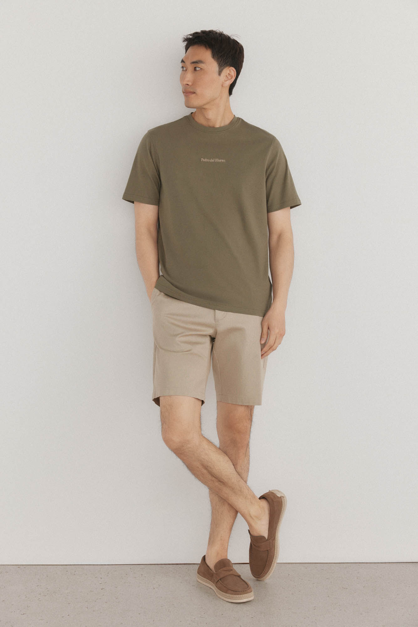 Pedro del Hierro Camiseta com logo posicional