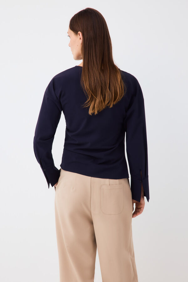 Pedro del Hierro Ruched top Blue