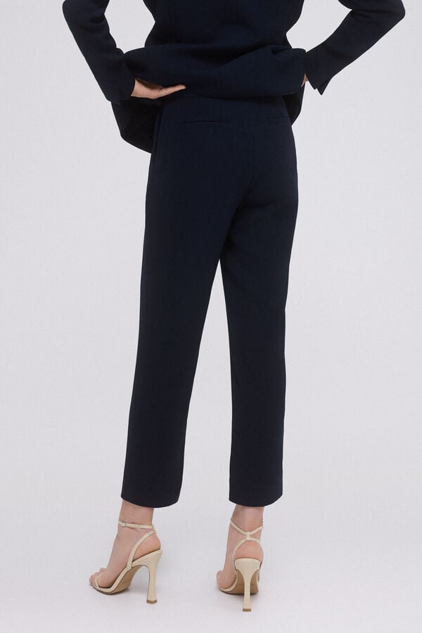 Pedro del Hierro Contrast suit trousers Blue