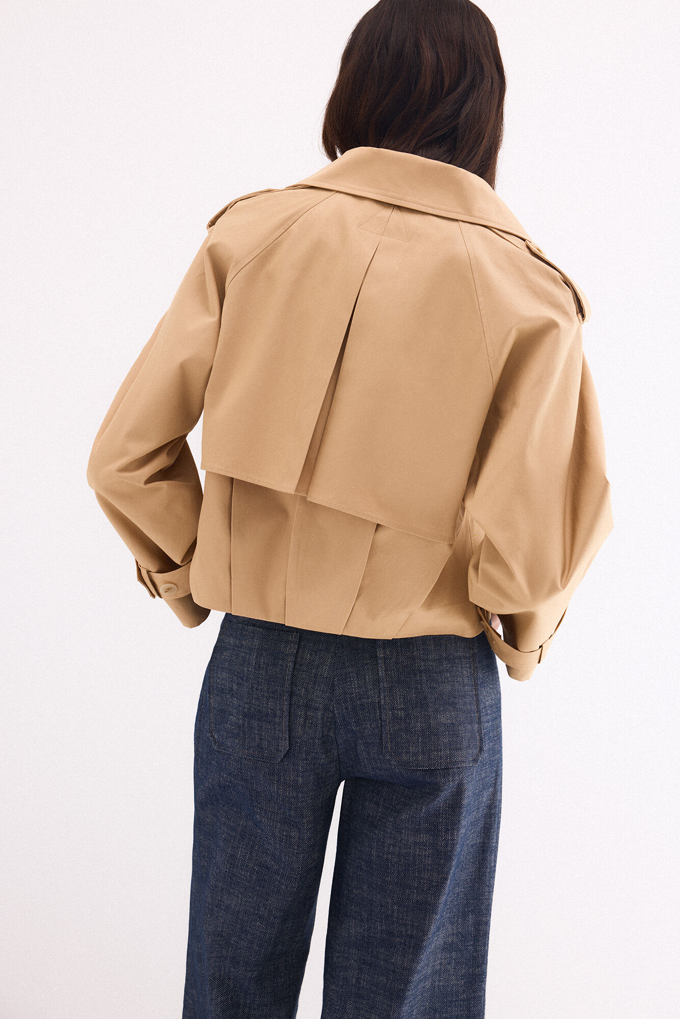Pedro del Hierro Double-breasted crop jacket