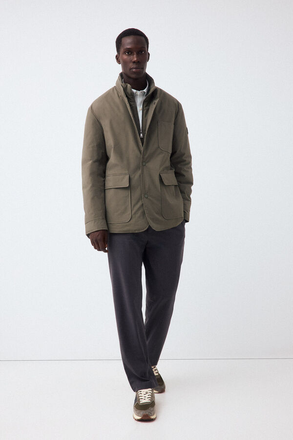 Pedro del Hierro Three-pocket jacket Green