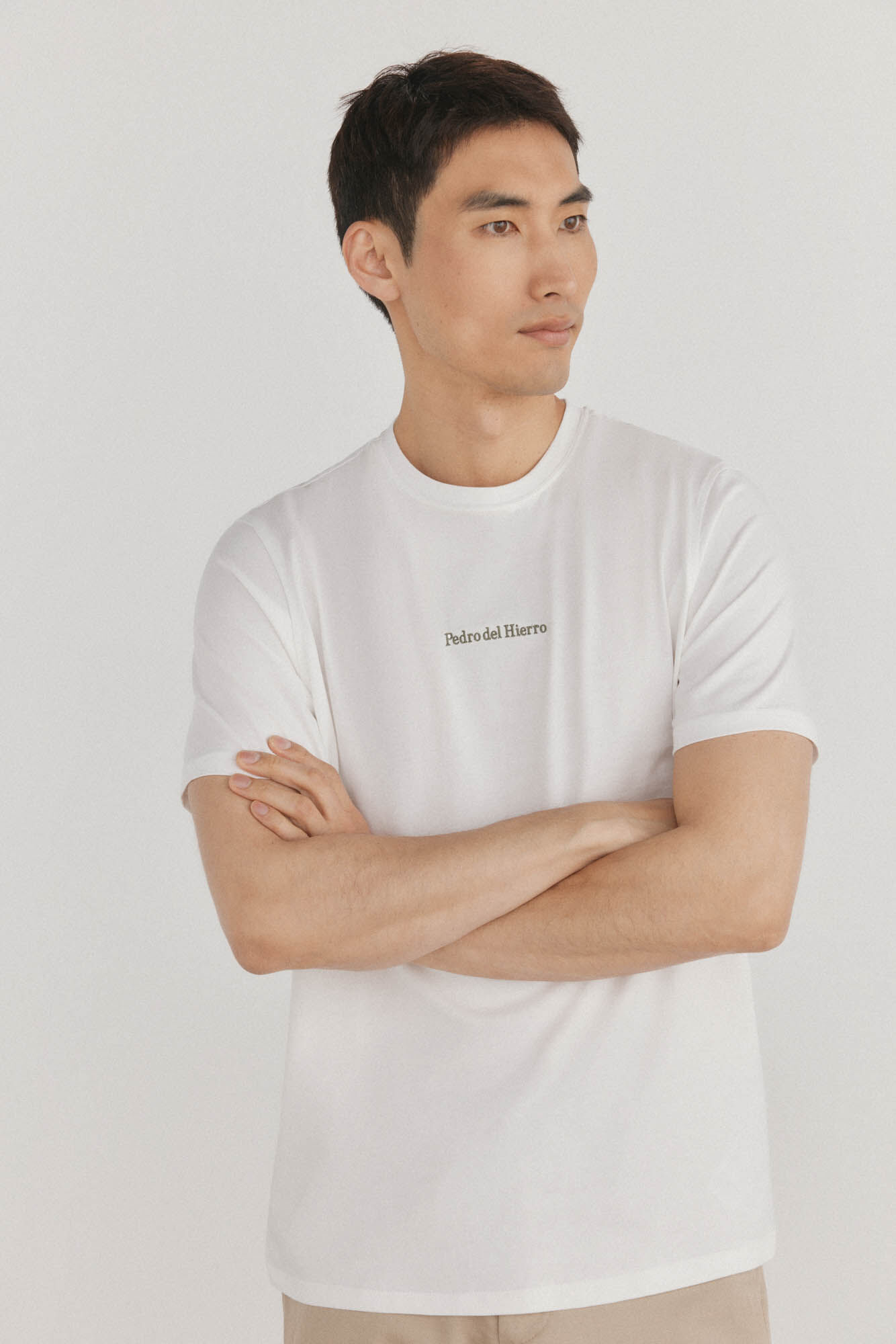 Pedro del Hierro Camiseta com logo posicional