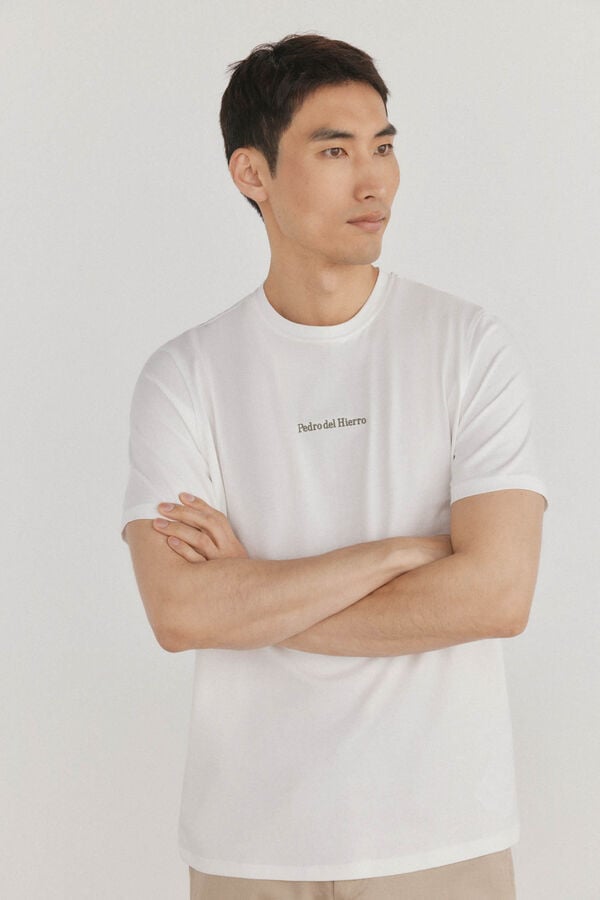 Pedro del Hierro Positional logo t-shirt White