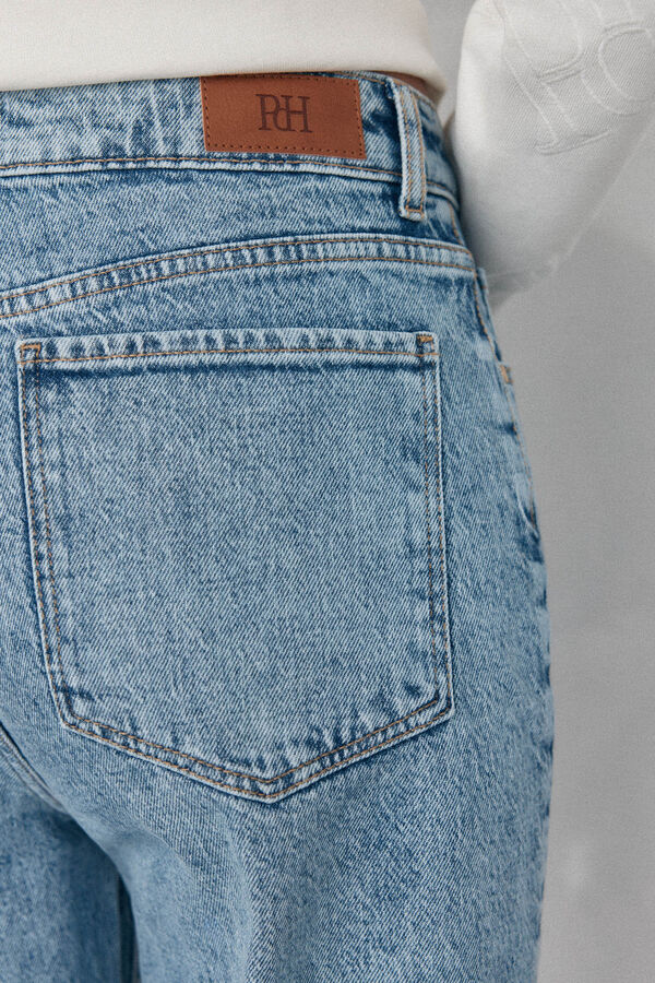 Pedro del Hierro Basic straight jeans Blue