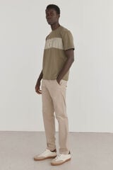 Pedro del Hierro Premium slim fit lightweight chinos pants Beige