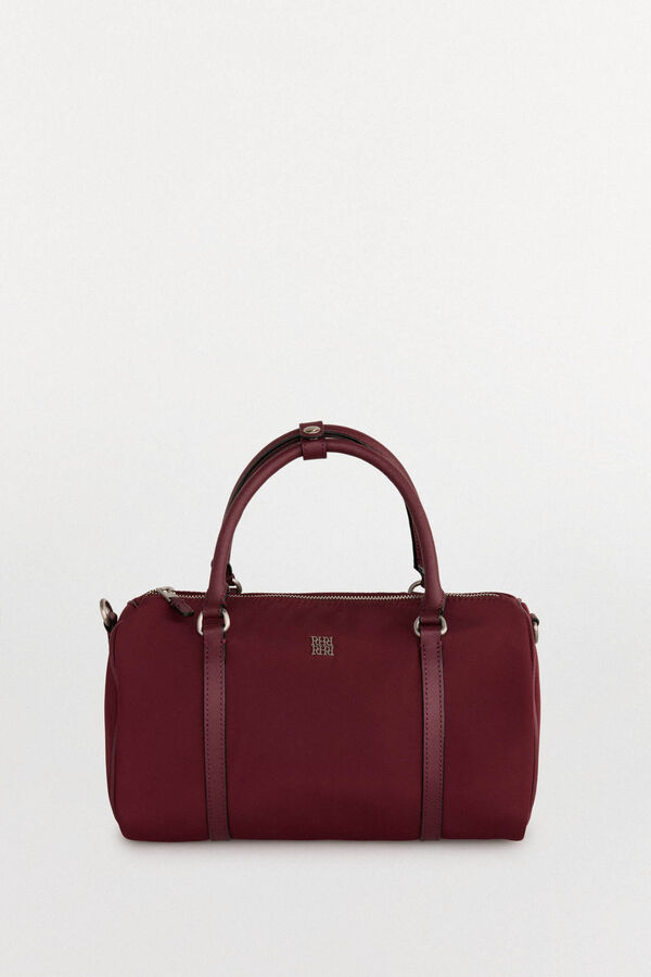 Pedro del Hierro Bowling handbag, bag crossbody bag Burgundy