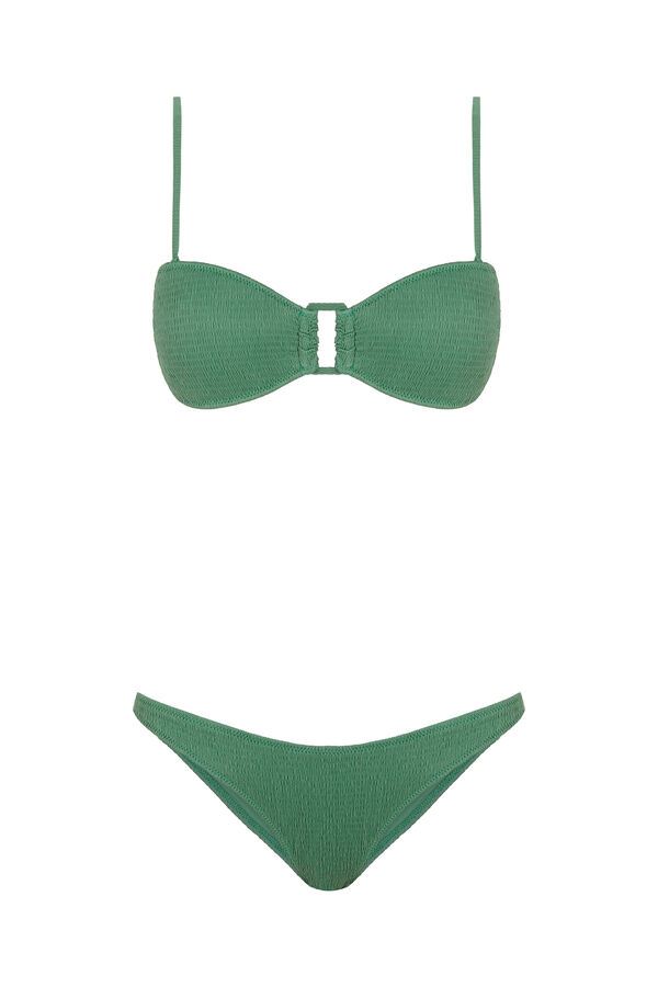 Pedro del Hierro Textured bikini Green