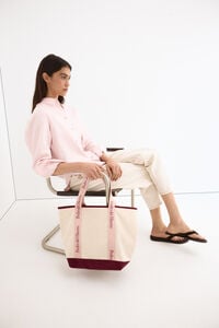 Pedro del Hierro Two-tone fabric bag