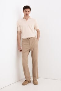 Pedro del Hierro Regular fit structured laced chinos