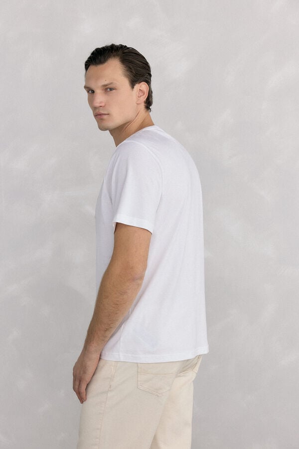 Pedro del Hierro Large logo T-shirt White