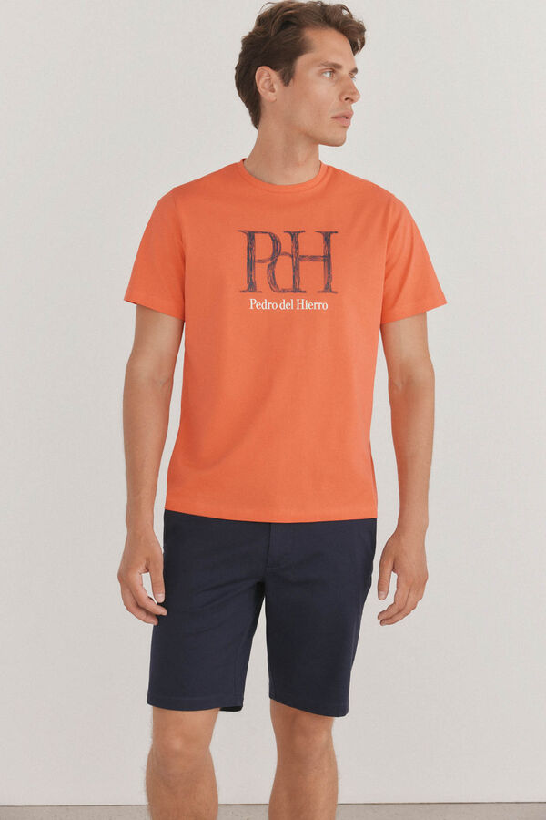 Pedro del Hierro Logo T-shirt Red