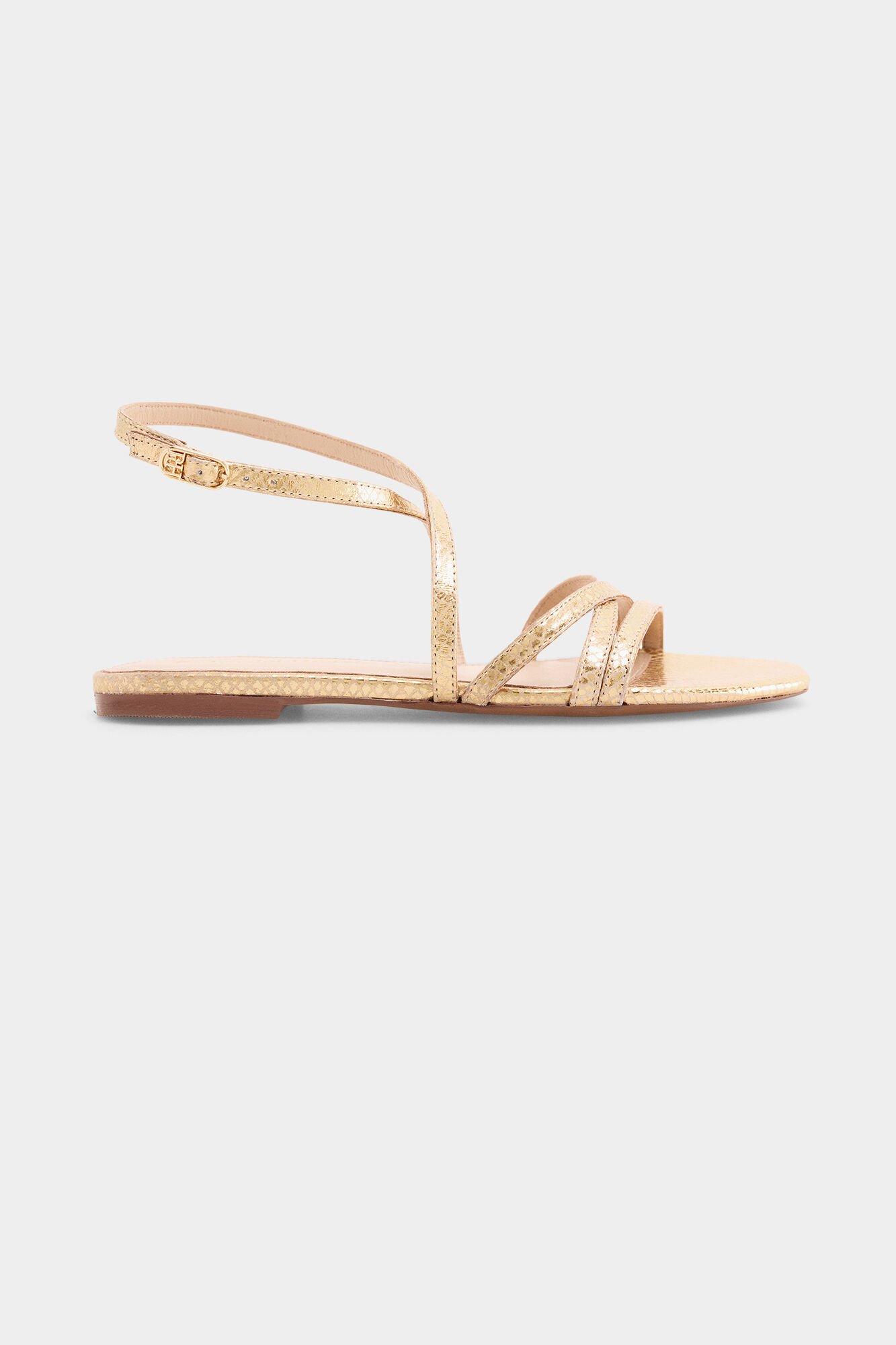 Pedro del Hierro Gold sandal