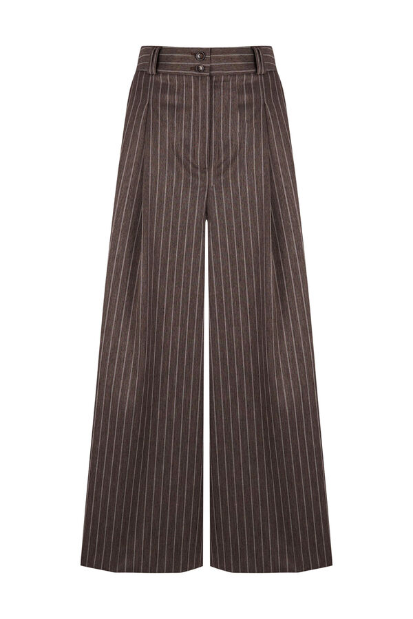 Pedro del Hierro Striped skort Brown