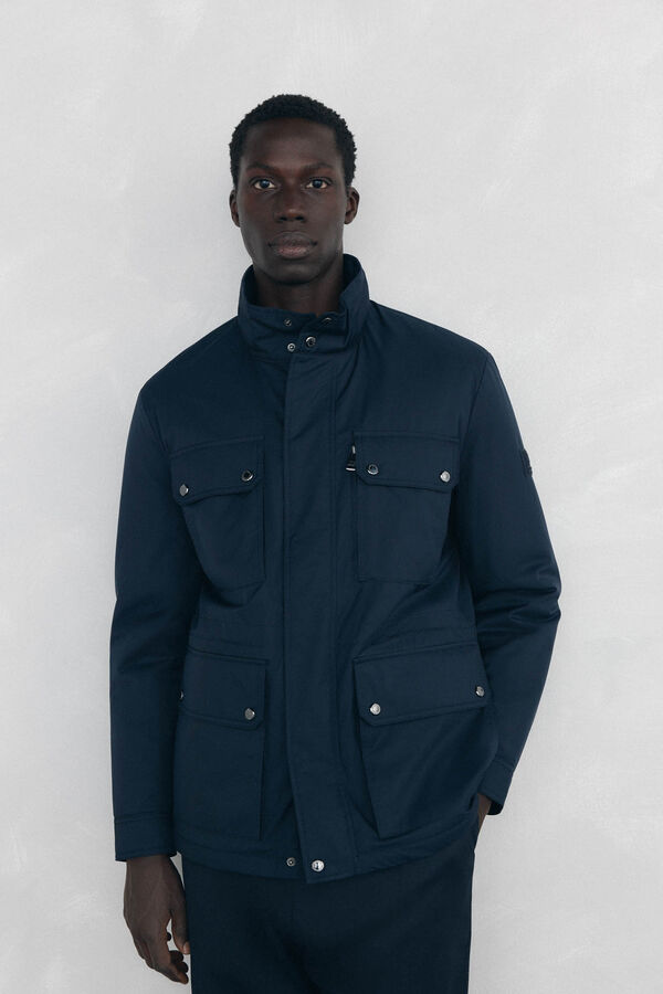 Pedro del Hierro 4-pocket jacket Blue