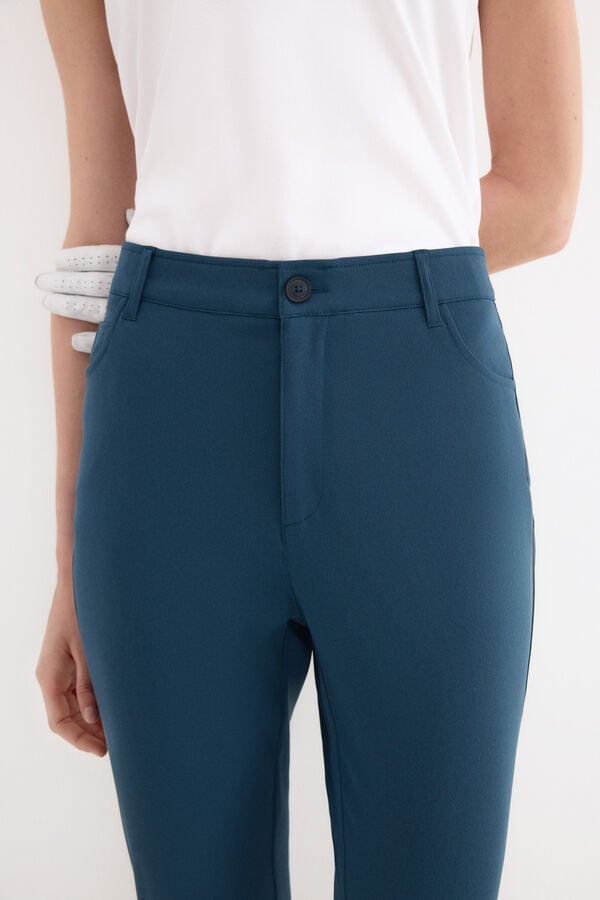 Pedro del Hierro Cal&ccedil;a t&eacute;cnica cinco bolsos Azul