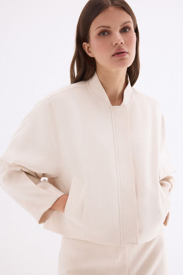 Pedro del Hierro Bomber Ecru