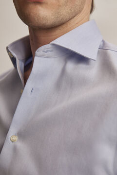 Pedro del Hierro Classic fit non iron shirt  Blue