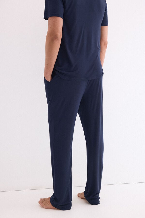 Pedro del Hierro Jersey-knit pyjamas set Blue