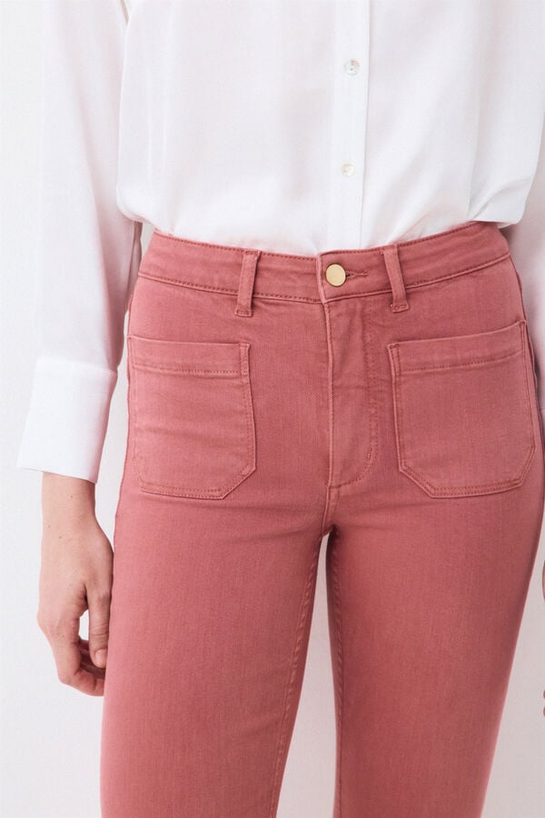 Pedro del Hierro Stove pipe push up jeans Pink