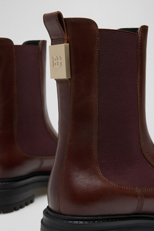 Pedro del Hierro Bordeaux track boot Purple