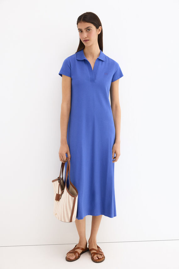 Vestido cuello polo