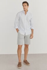 Pedro del Hierro Premium Flex chino-style Bermuda shorts Green