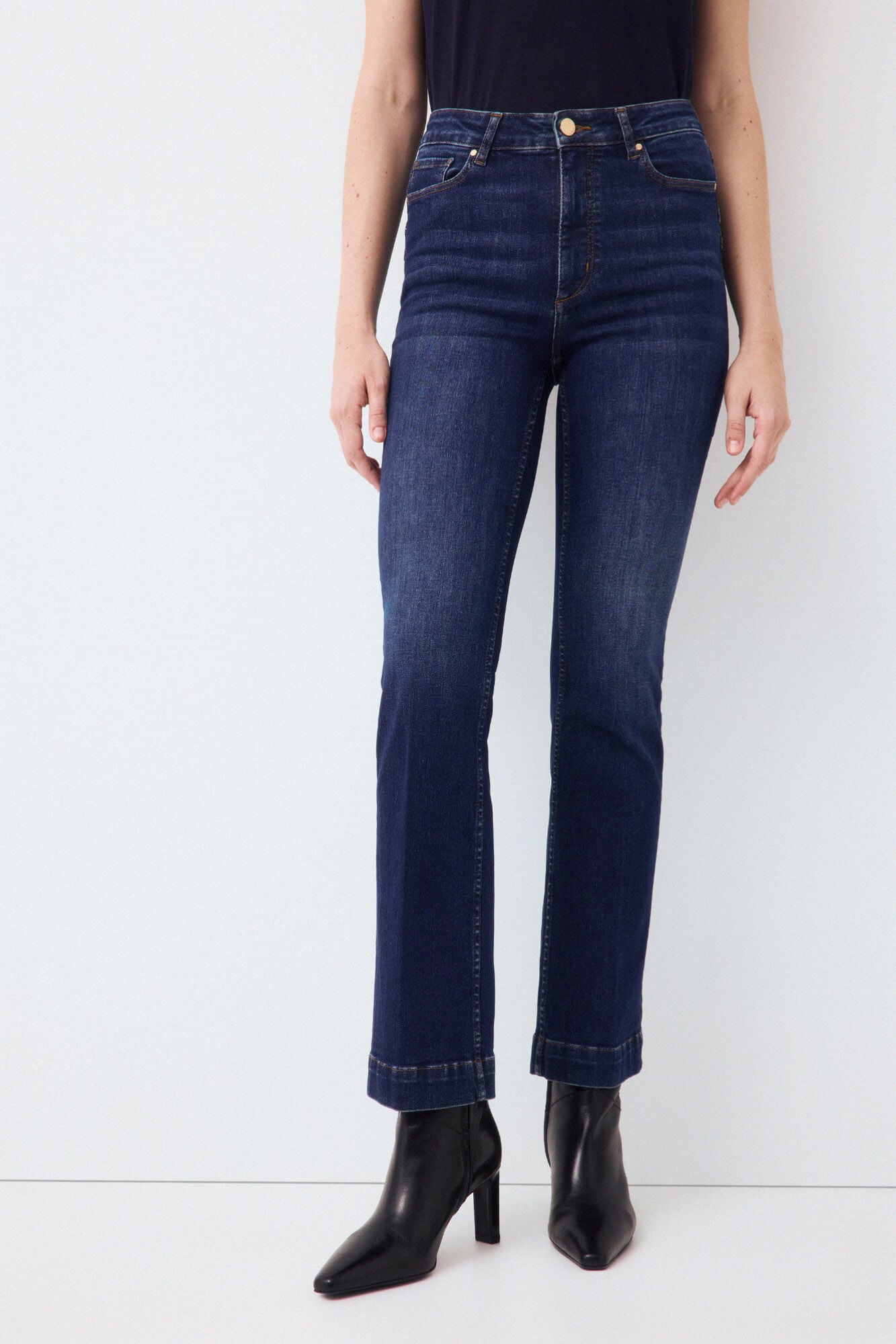 Pedro del Hierro Jeans push up stove pipe b&aacute;sicos