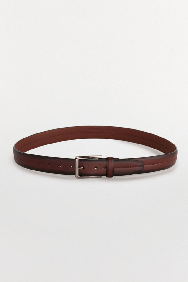 Pedro del Hierro Sport leather belt Brown