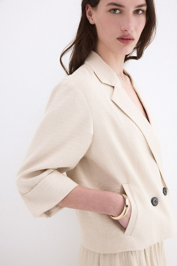 Pedro del Hierro Fluid blazer Brown