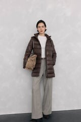 Pedro del Hierro Parka acolchada capucha Marrón