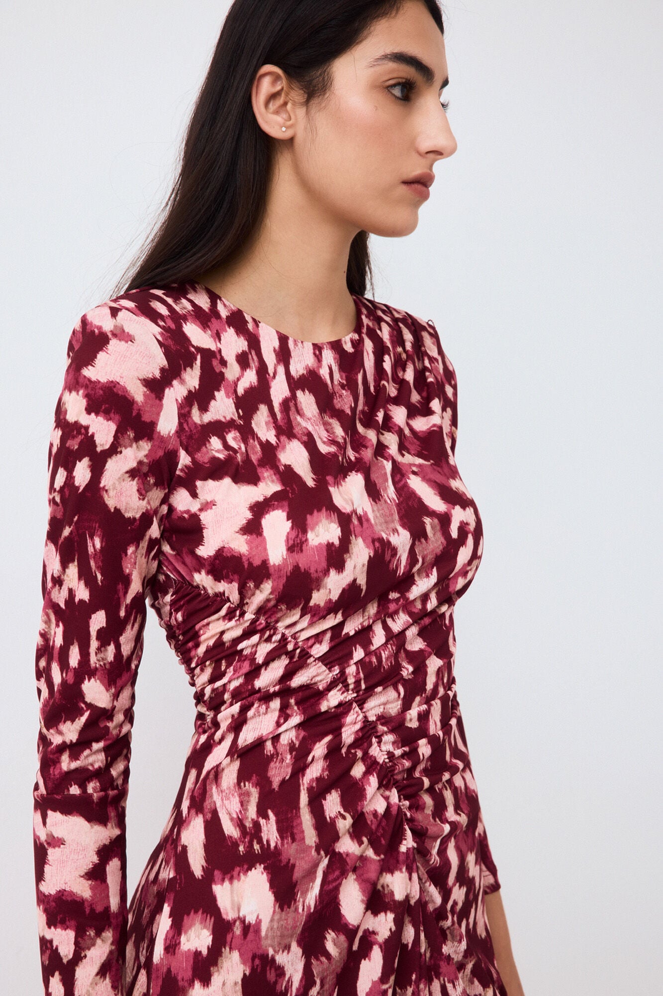 Pedro del Hierro Long ruched dress