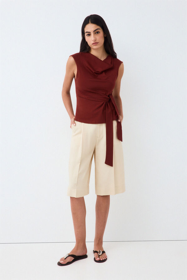 Pedro del Hierro Bow top Brown