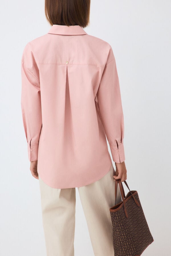 Pedro del Hierro Plain loose shirt Pink