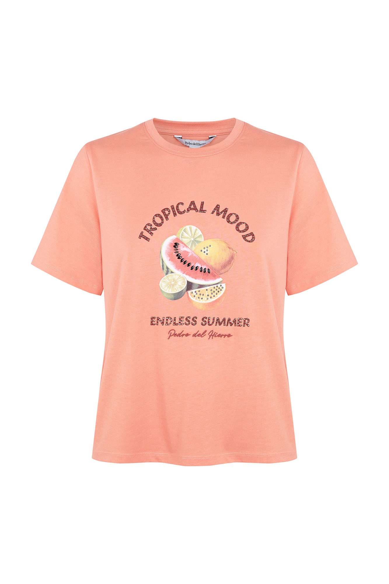 Pedro del Hierro Short sleeve T-shirt with front print