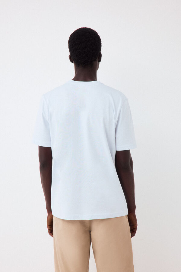 Pedro del Hierro Small logo T-shirt Blue