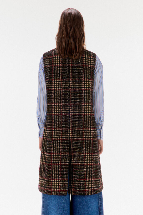 TFP by Tamara Falcó Checkered gilet Brown
