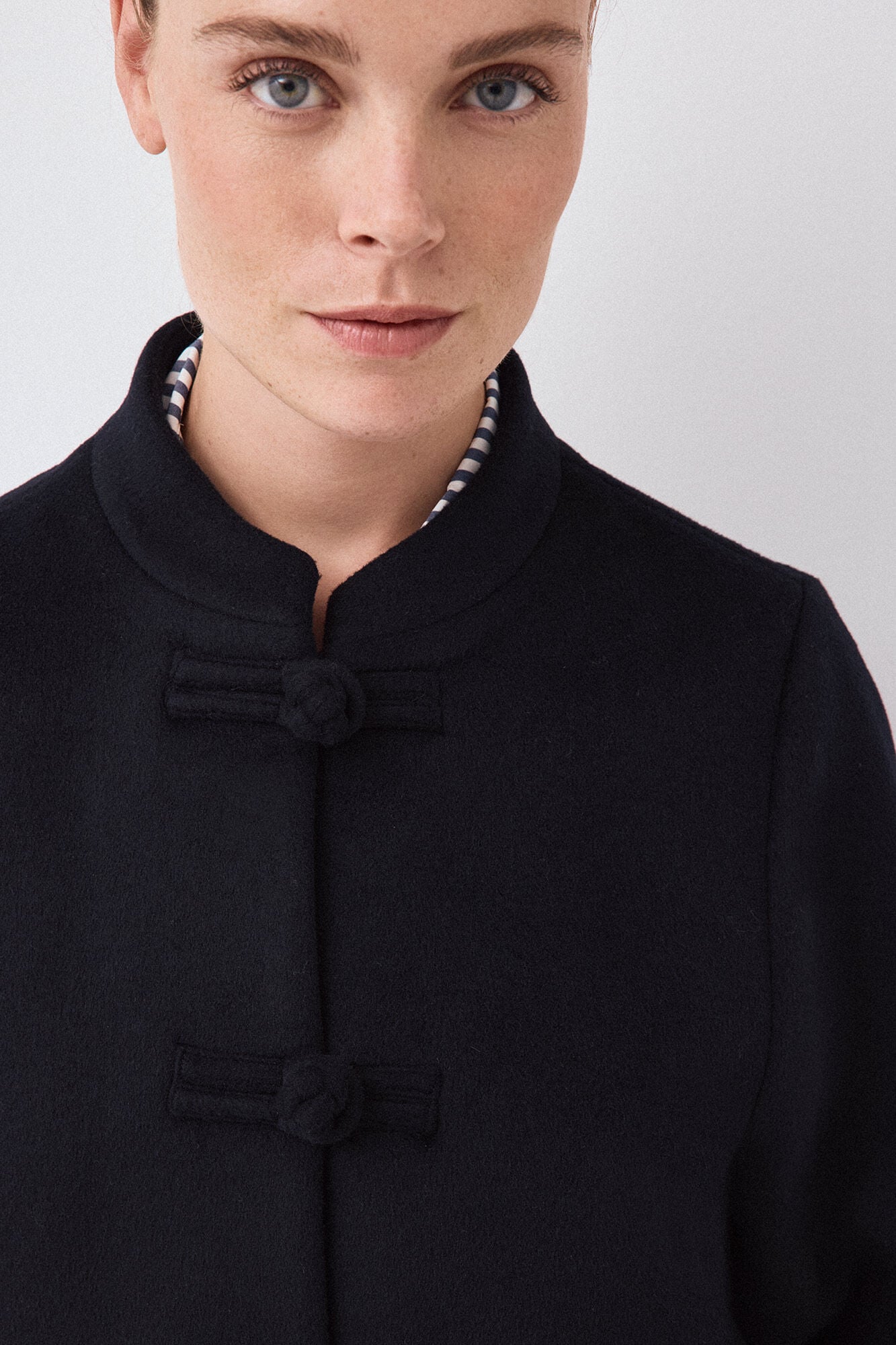 Pedro del Hierro Navy Asian jacket