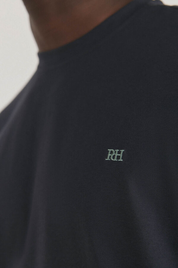 Pedro del Hierro Basic T-shirt Blue
