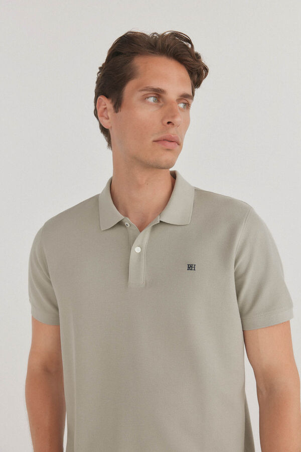 Pedro del Hierro Polo básico slim Verde