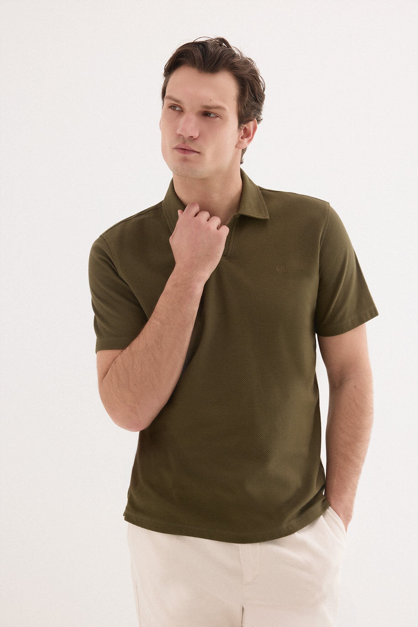 Pedro del Hierro Structure polo shirt