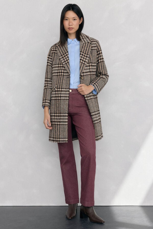 Pedro del Hierro Jeans stove pipe basic Burgundy