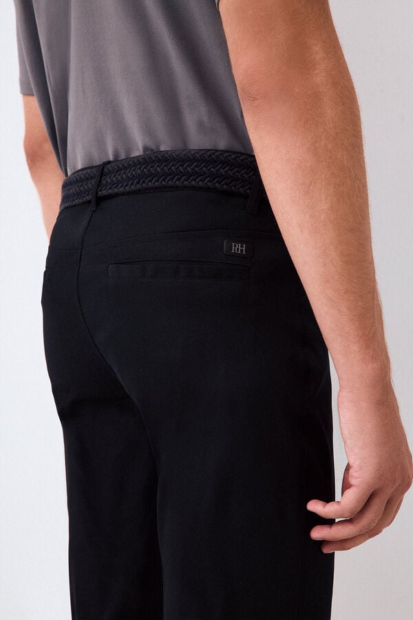 Pedro del Hierro 5-pocket golf trousers Black