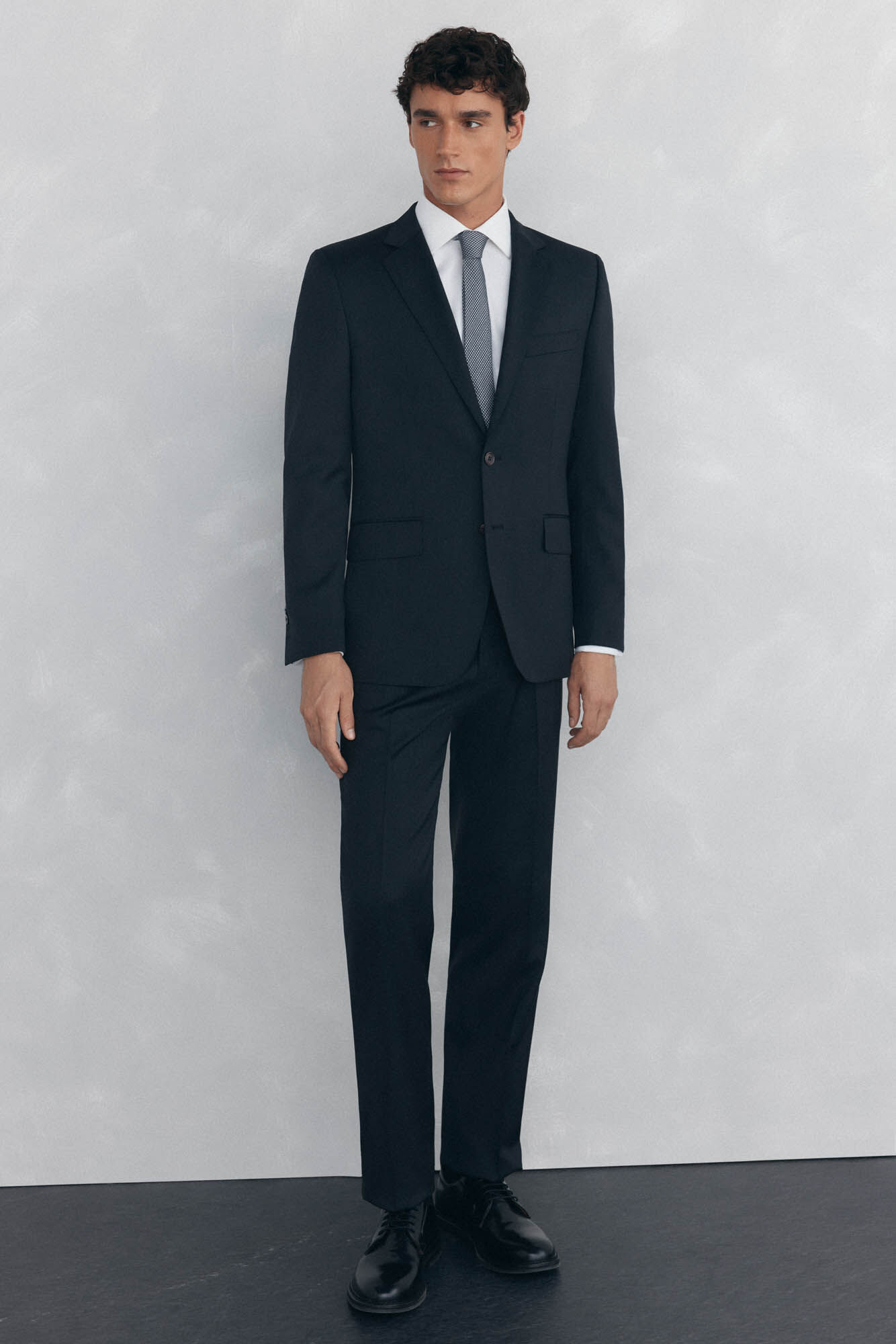 Pedro del Hierro plain tailored bi-stretch trousers