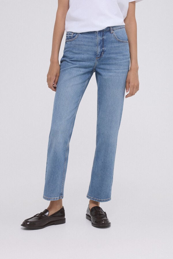 Pedro del Hierro Straight-fit jeans Blue