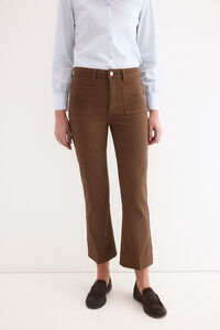 Pedro del Hierro Flare cropped jeans