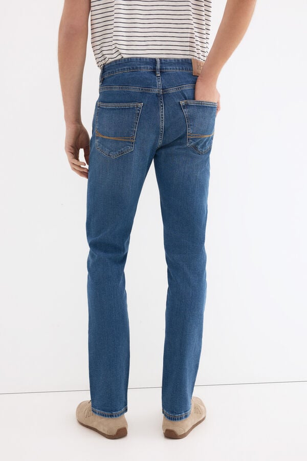 Pedro del Hierro Cal&ccedil;as jeans premium flex leve slim fit Azul