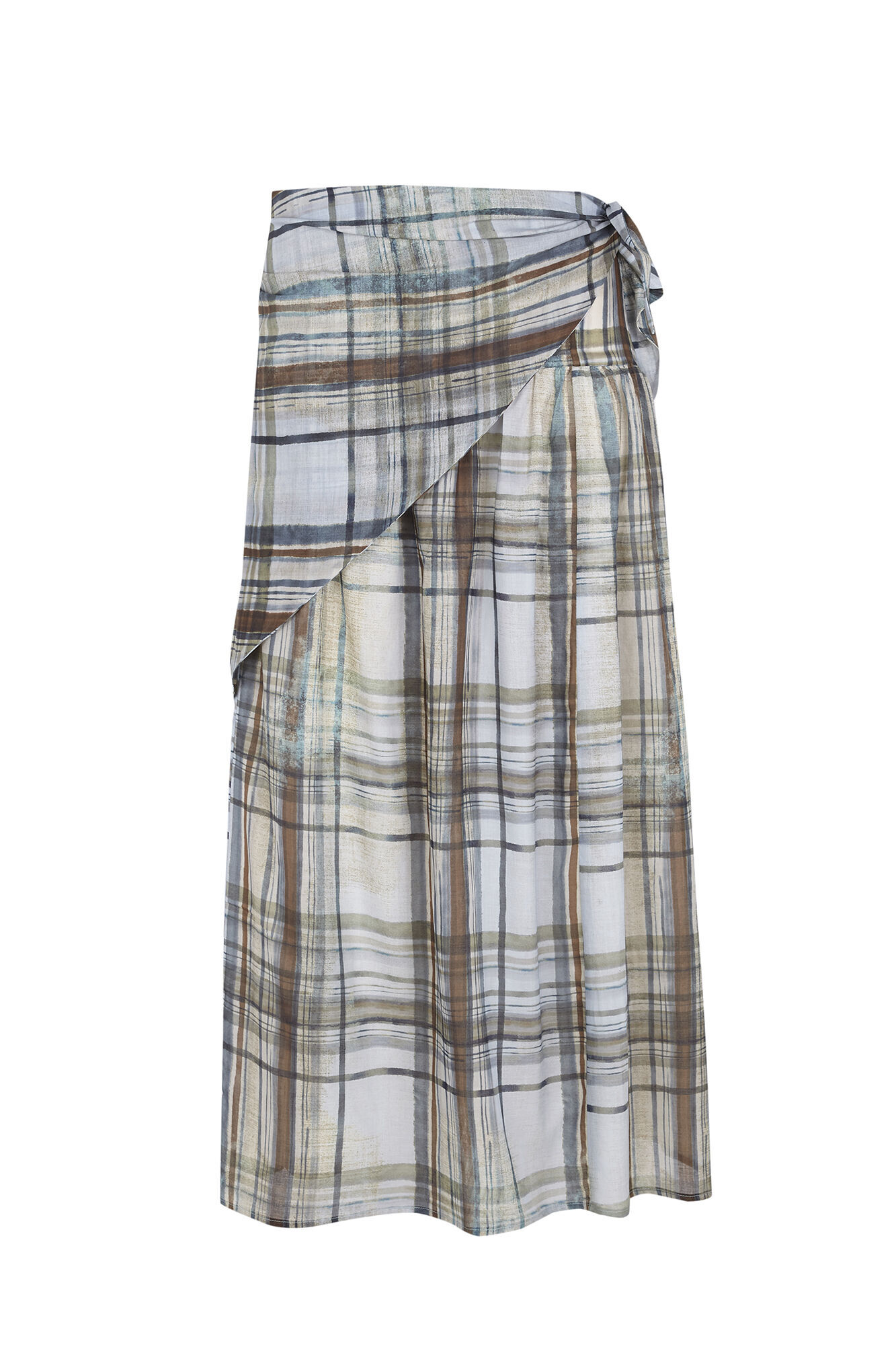 Pedro del Hierro Scarf flared skirt
