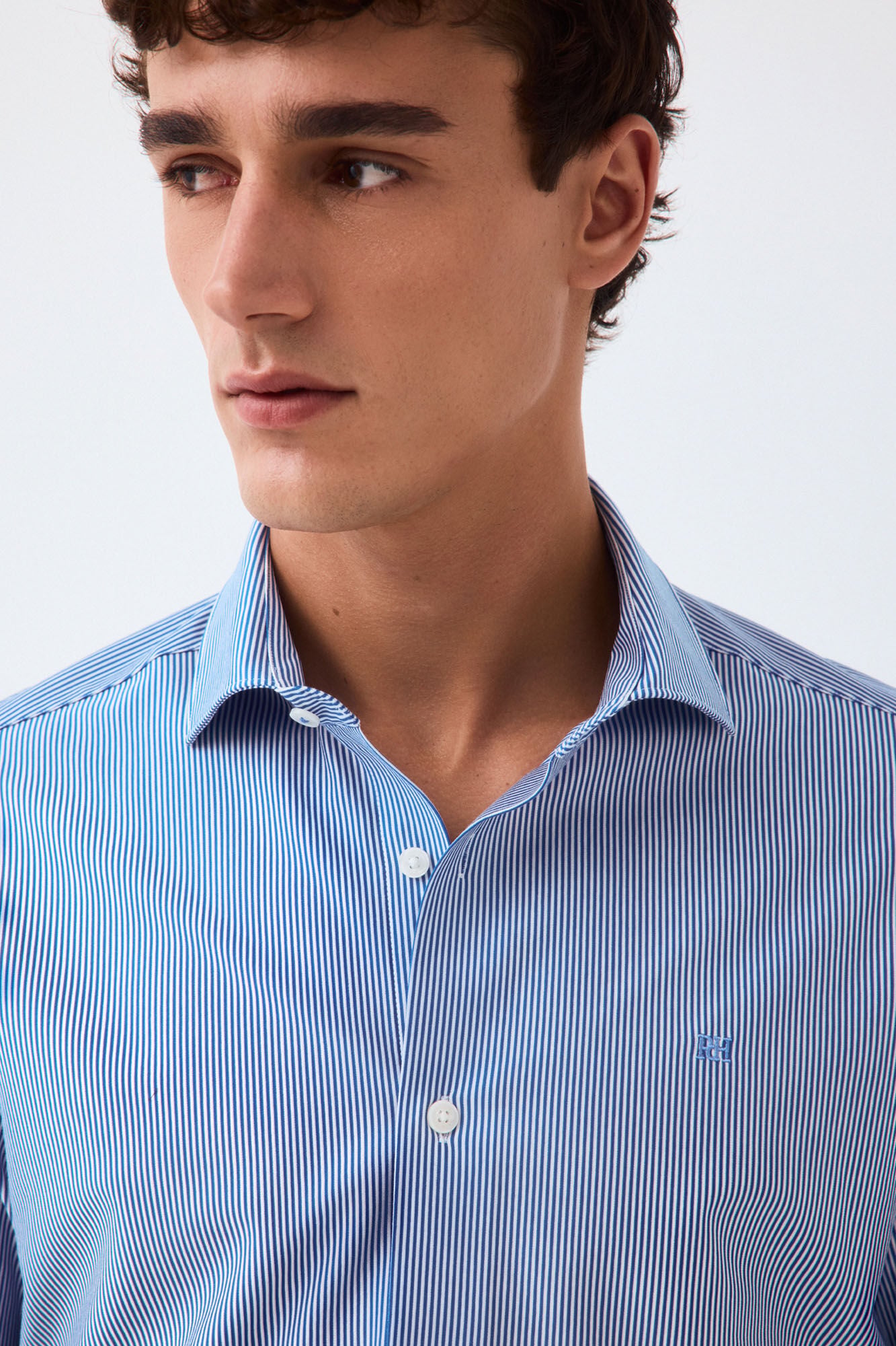 Pedro del Hierro Striped jersey-knit shirt