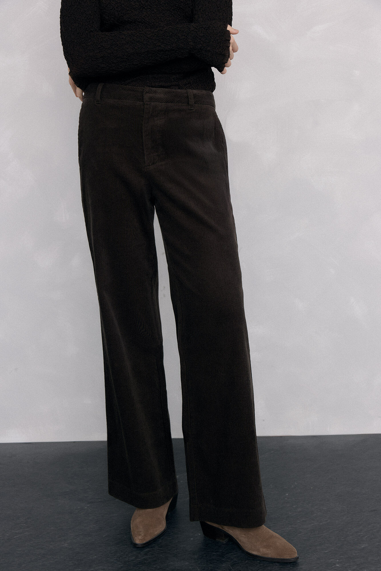 Pedro del Hierro Wide leg classic corduroy pants