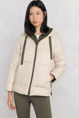 Pedro del Hierro Reversible hooded parka Green